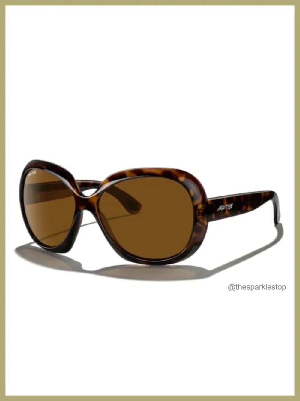 Oversized Polarized Retro Butterfly Sunglasses for Women UV400